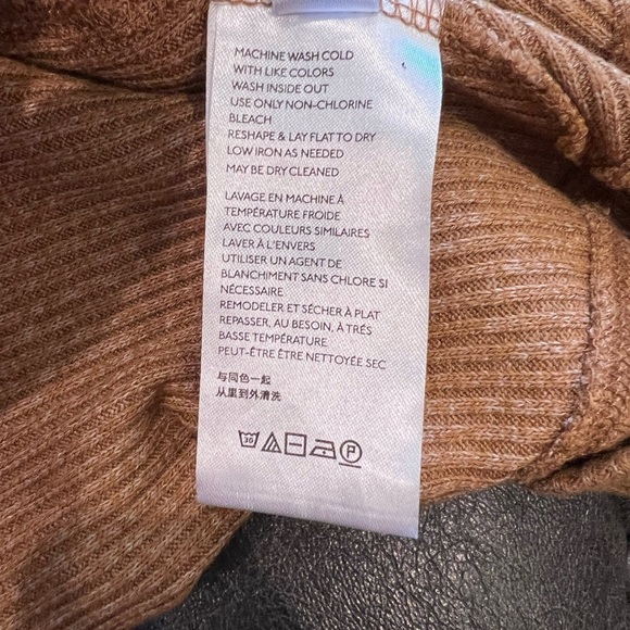 Maeve by Anthropologie Camel/Cognac Colored Sweater Cardigan in Size Large. - Picture 8 of 9